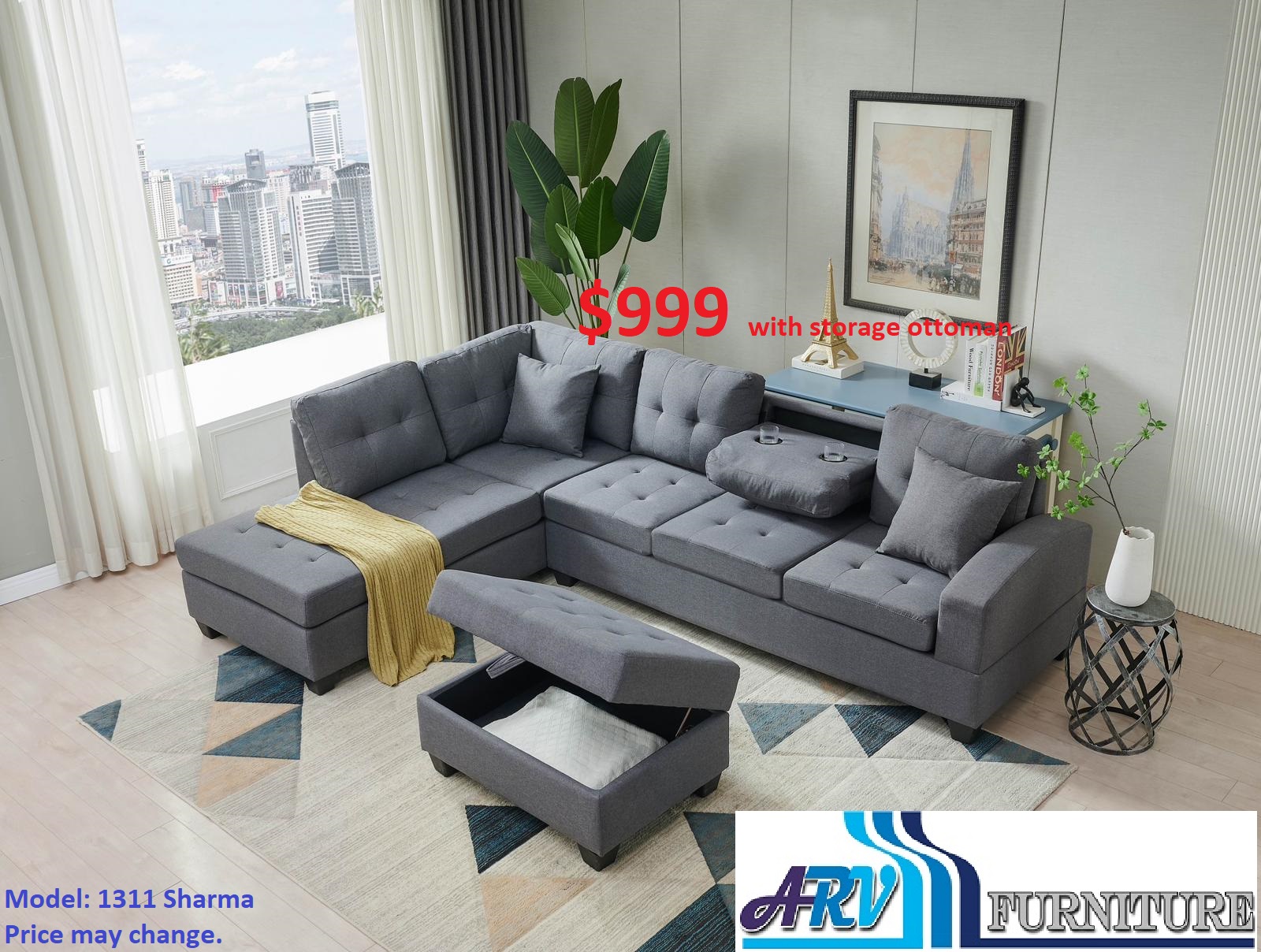 How to use storage space in ottoman and sofa? ARV Furniture Blog